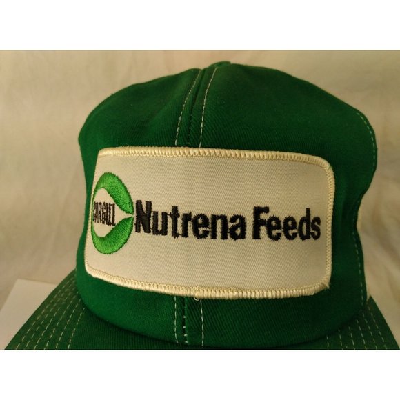 CARGILL NUTRENA FEEDS Cap Trucker Hat Snapback Baseball Vintage retro 80s - Picture 1 of 9